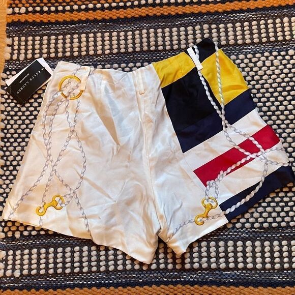 Ralph Lauren black label silk shorts sz 2 - Picture 5 of 12